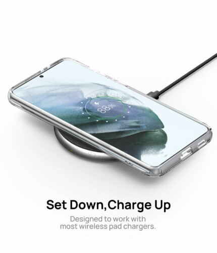 For Galaxy S21 FE Case Heavy Duty Shockproof Clear Cover