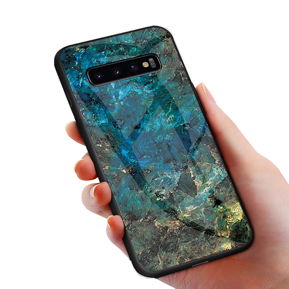 Samsung Galaxy S10 Plus Case Glass Heavy Duty Shockproof Slim Cover