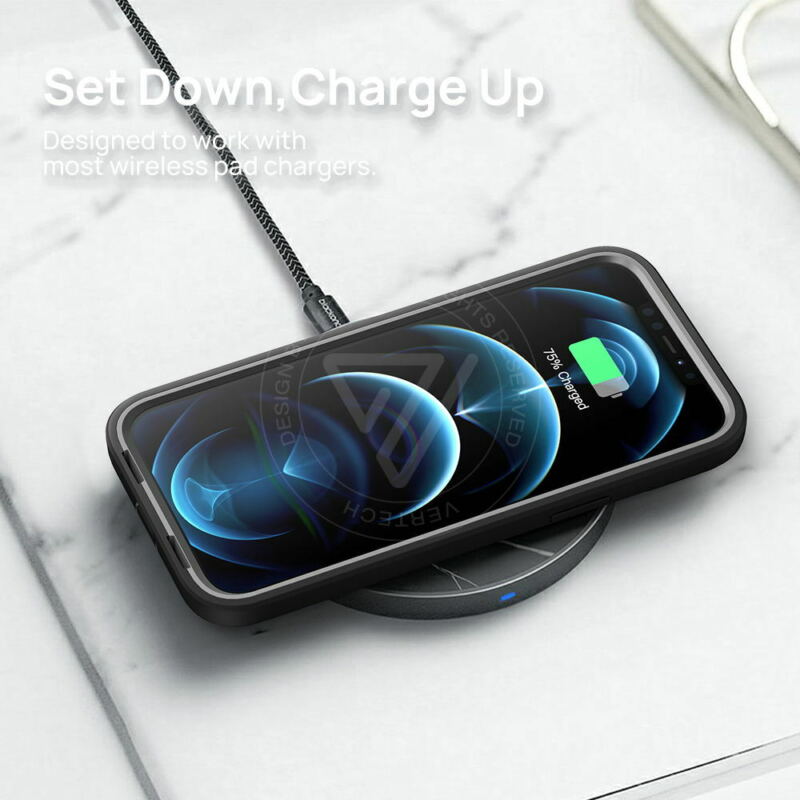 For Apple iPhone 12 Pro 6.1" Shockproof Heavy Duty 360 Full-body Case Cover