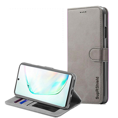 Samsung Galaxy Note 10 Luxury Leather Wallet Flip Case Cover