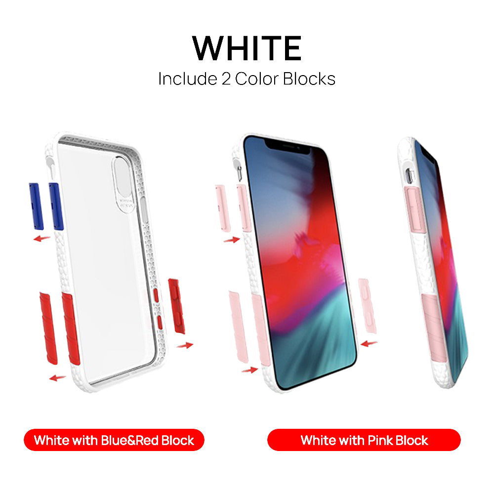 iPhone XS Case, Heavy Duty Shockproof Slim Clear Protection Cover