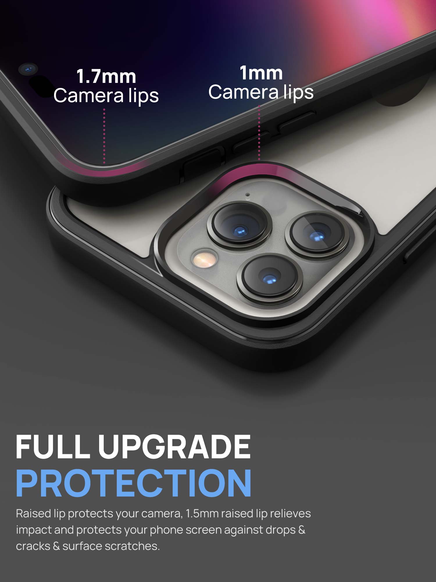 VERTECH For iPhone 14 Series Shockproof Heavy Duty Full-body Slim Case Cover