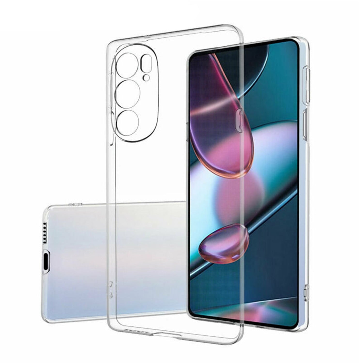 For Motorola Edge 30 Pro 5G Fusion Ultra Neo Case Clear Cover