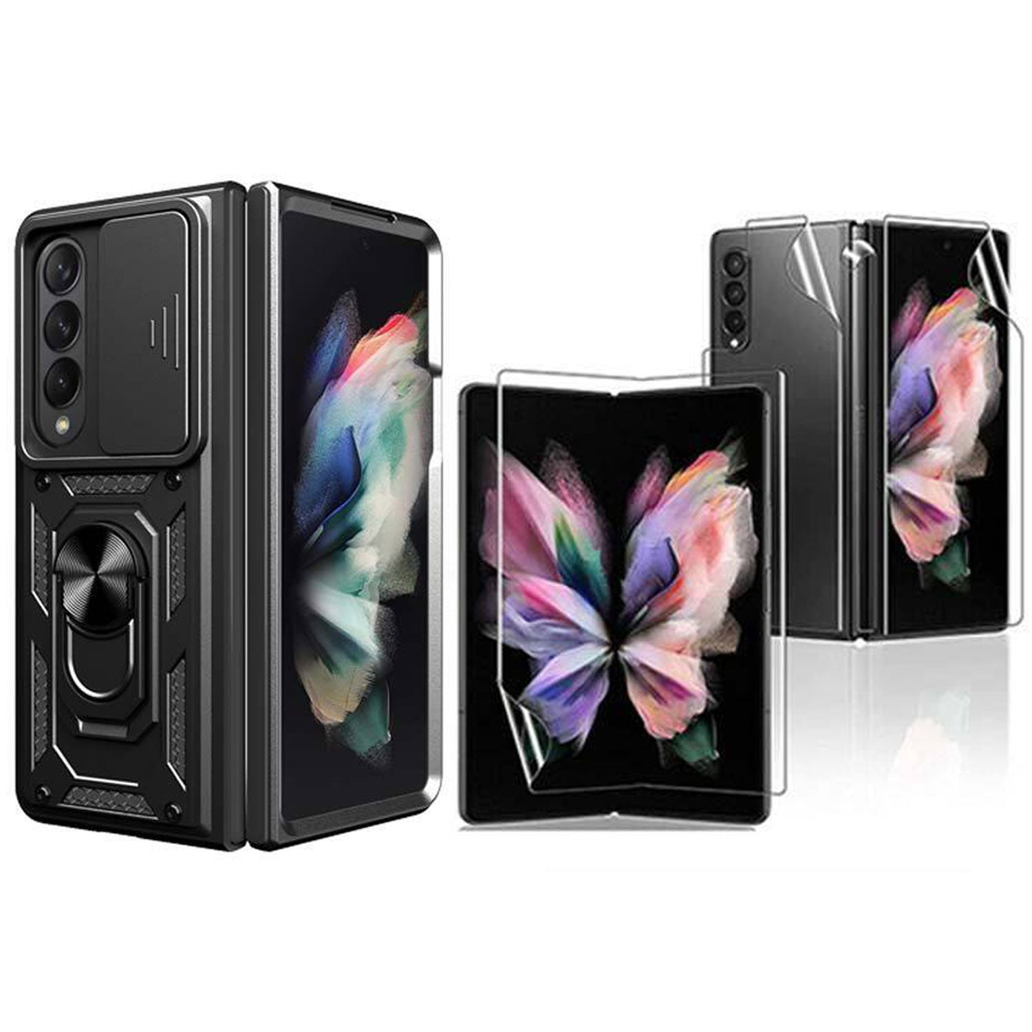 For Samsung Galaxy Z Fold 5 4 Flip 4 5G Case Shockproof Rugged Holder Cover