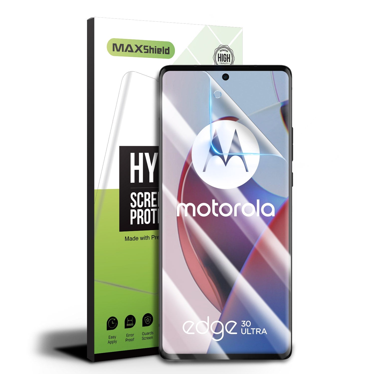 3x For Motorola Moto Edge 30 Ultra 5G MAXSHIELD HYDROGEL Screen Protector Cover