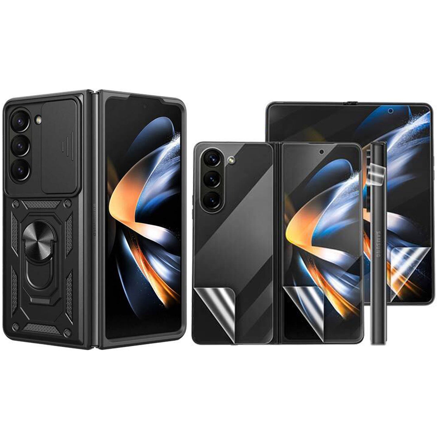 For Samsung Galaxy Z Fold 5 4 Flip 4 5G Case Shockproof Rugged Holder Cover