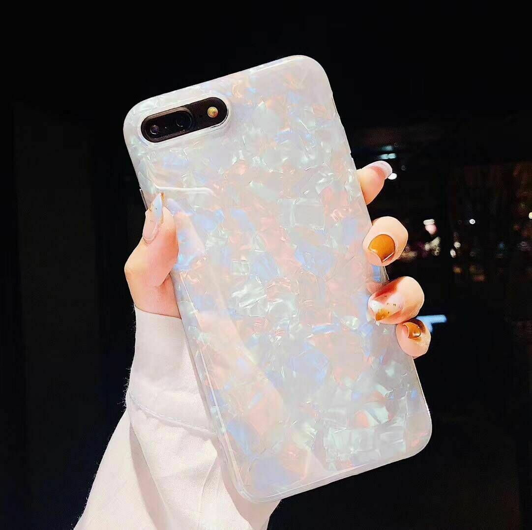 iPhone X Soft TPU Case Marble Shockproof Silicone Gel Cover