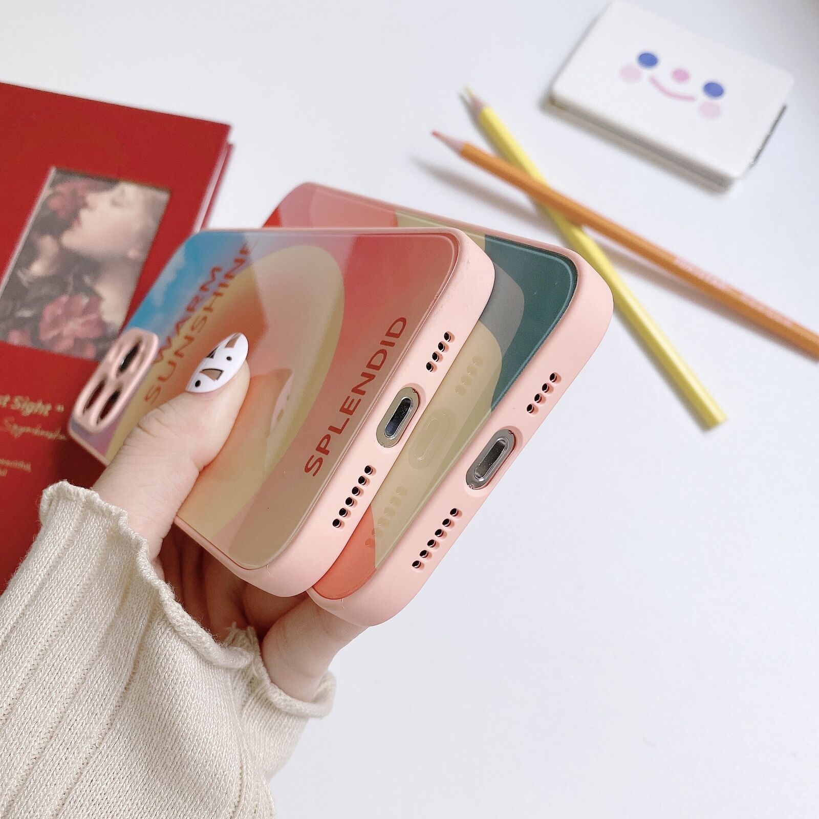 For iPhone 12 Pro Max Mini Case Marble luxury Hybrid Tempered Glass Hard Cover