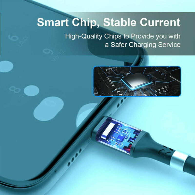 For iPhone 12 Pro MAX Mini 20w PD Lightning USB-C Organized Self Winding Cable