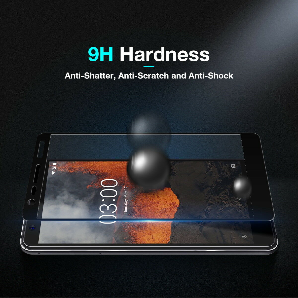 For Nokia 3.2 Full Coverage Tempered Glass Screen Protector