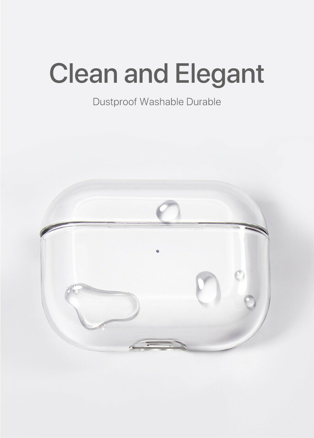 Apple AirPods 3rd 2021 Pro Case Cover Crystal Clear Hard Transparent Holder Case