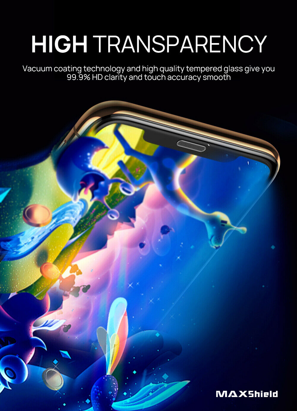 iPhone XI 11 Pro Full Coverage Tempered Glass Screen Protector