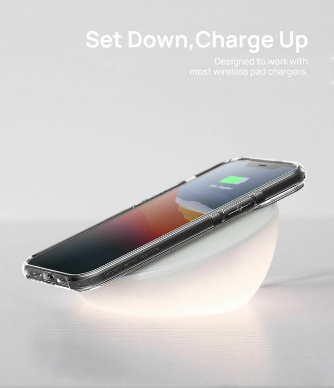 MAXShield For iPhone 12 Pro Max Mini Case,Matte Clear Slim Heavy Duty Cover