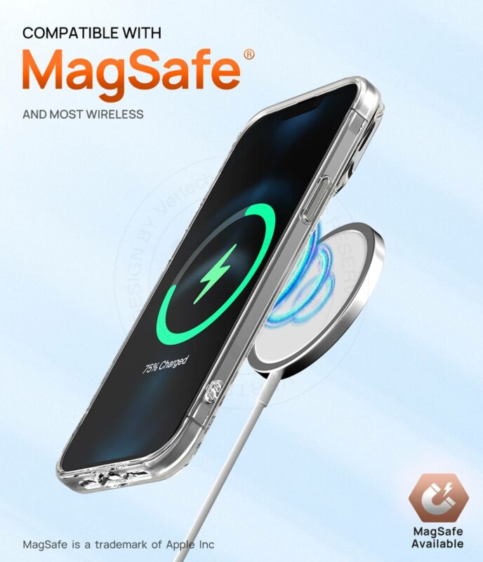 VERTECH Clear Case For iPhone 13 Pro Max Mini Heavy Duty Shockproof Slim Cover