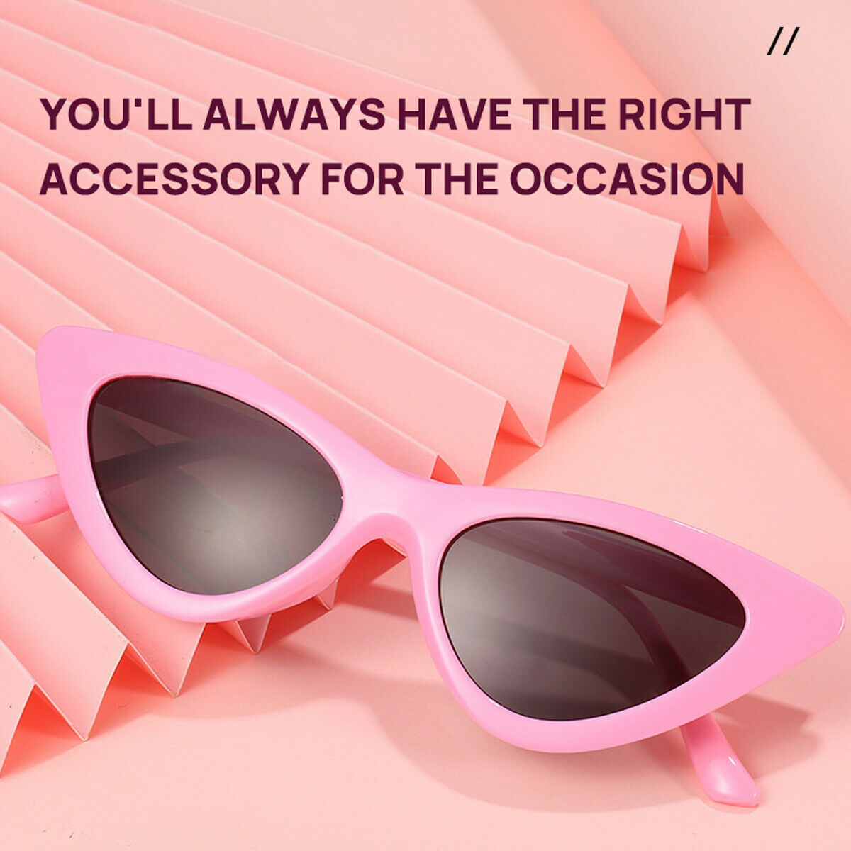 Vintage Retro Vintage Cat Eye Sunglasses Fashion Women Rapper Unisex Goggles