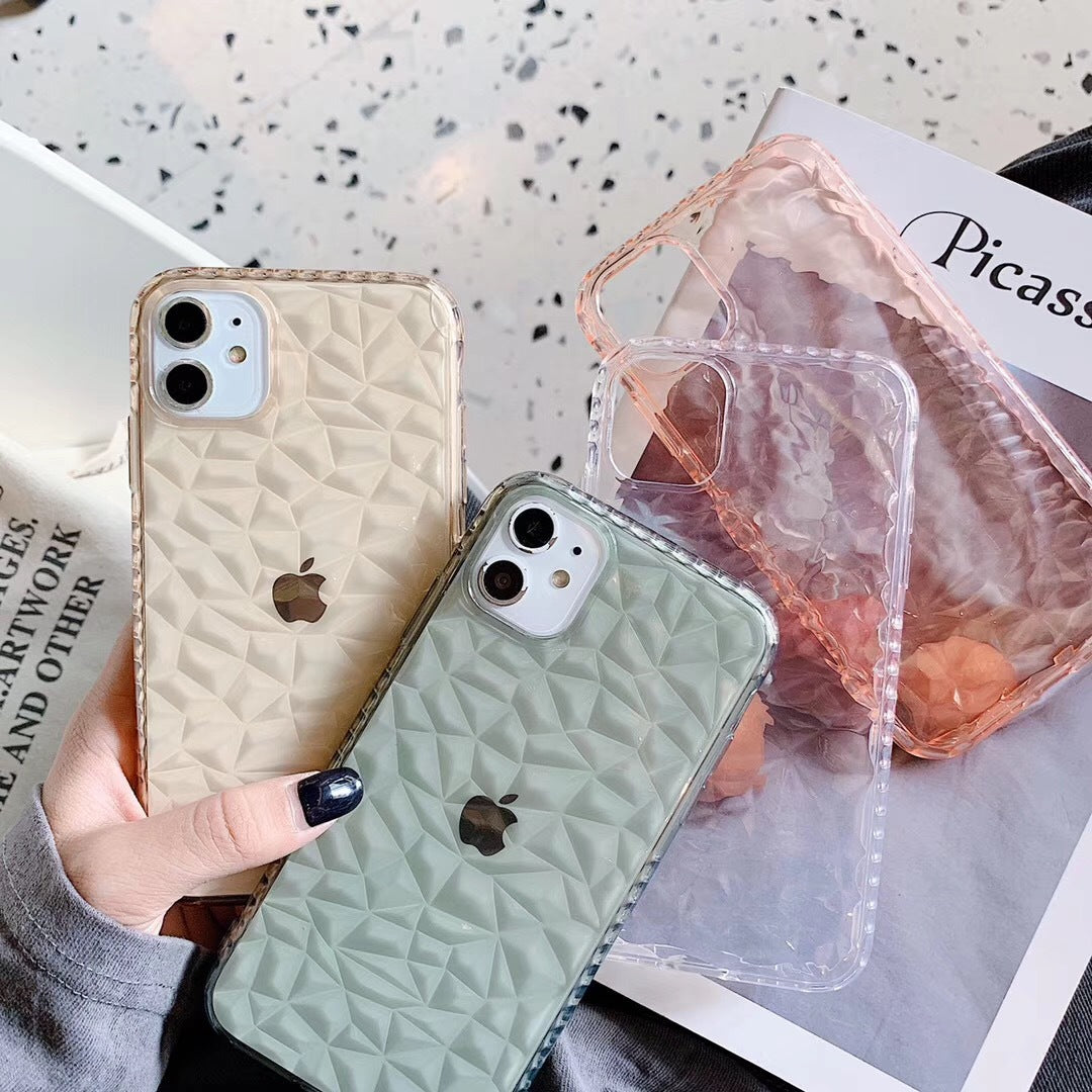 Clear Marble Shockproof Case Glitter Soft Silicone Cover For iPhone 12 Pro