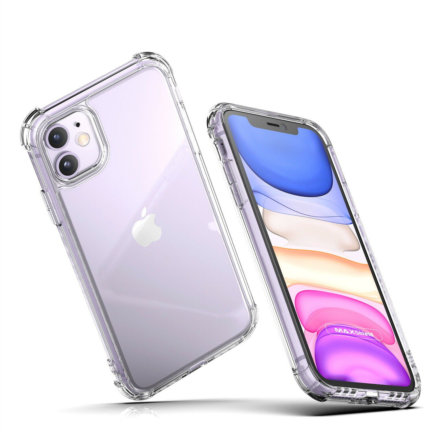 iPhone 11 Pro Max Case Clear Heavy Duty 2019 Shockproof TPU Hybrid Bumper Cover