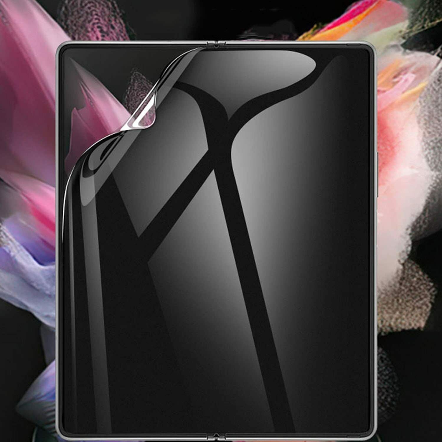 For Galaxy Z Fold3 2 5G Flip 3 Anti Spy Privacy Screen Protector Full Cover Case