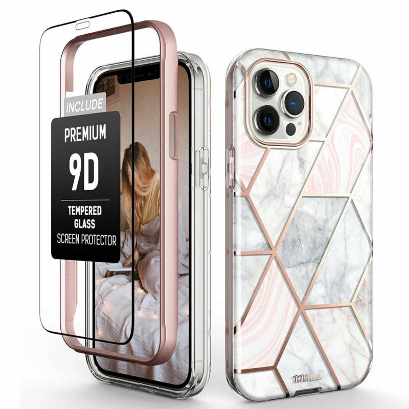 TiTiShark Full-Body Bumper Case + Screen Protector for iPhone 12 Mini