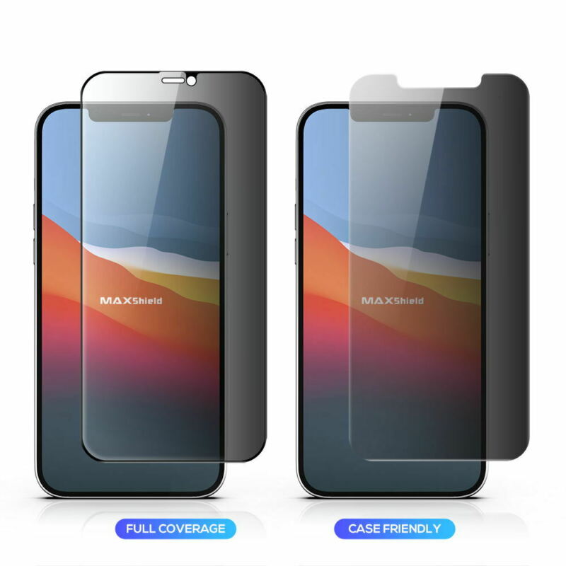 Privacy Anti-Spy Full Glass Tempered Screen Protector For iPhone 12 Mini Full Coverage