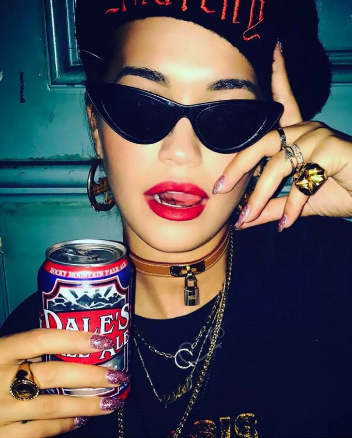 Vintage Retro Vintage Cat Eye Sunglasses Fashion Women Rapper Unisex Goggles