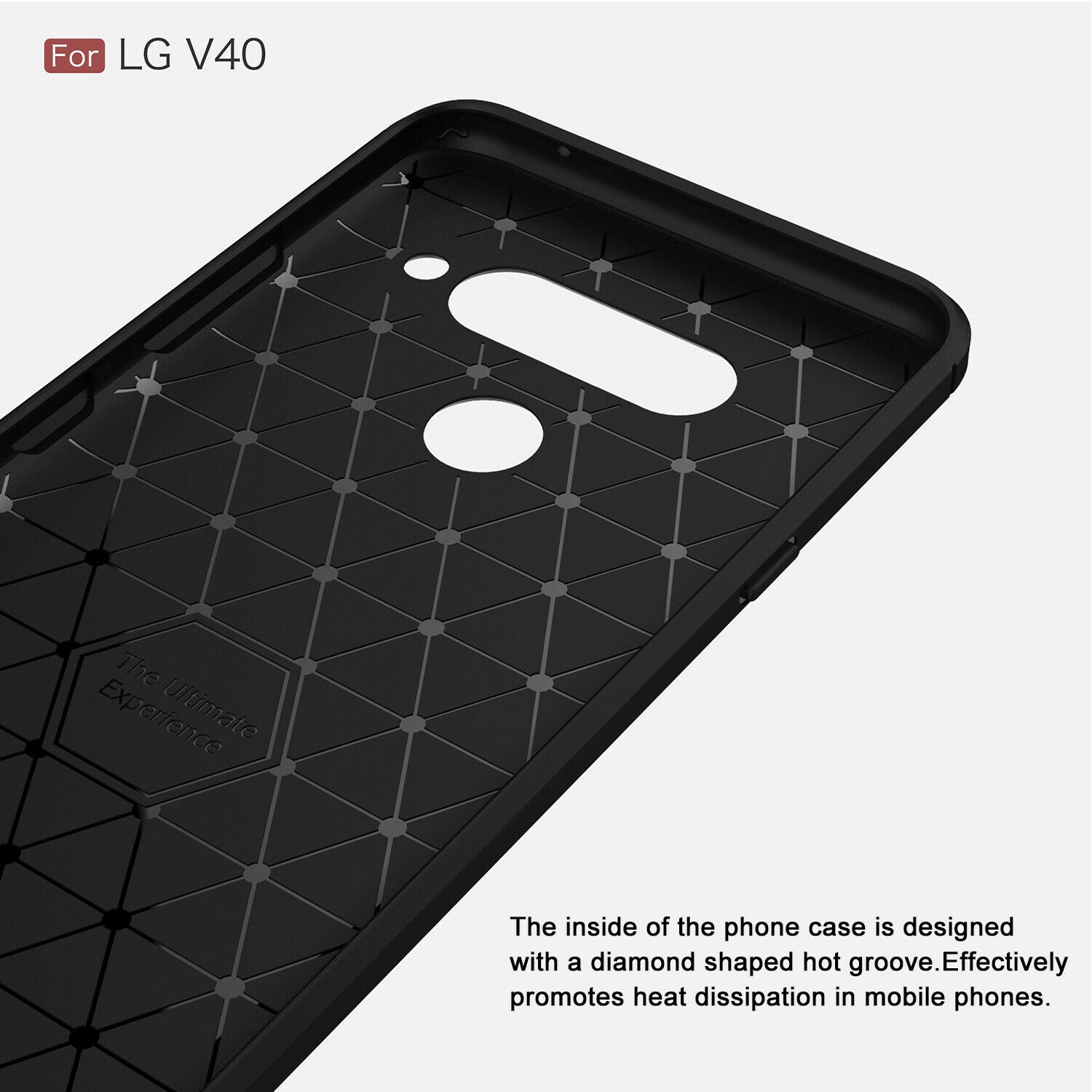For LG V30 Phone Case Soft TPU Rubber Shockproof Slim Cover
