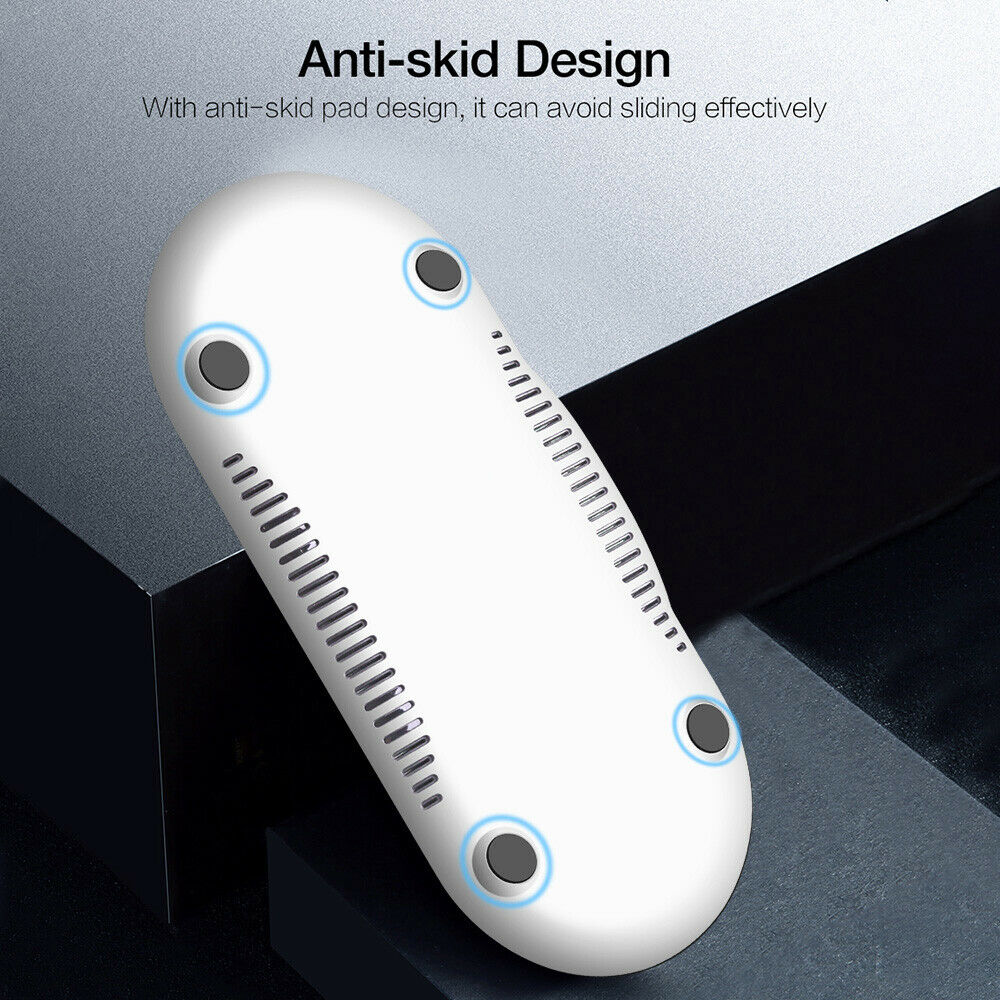 Dual Wireless Charger Phone Fast Charging Pad Mat For iPhone Samsung Galaxy AU For Double 10W-White