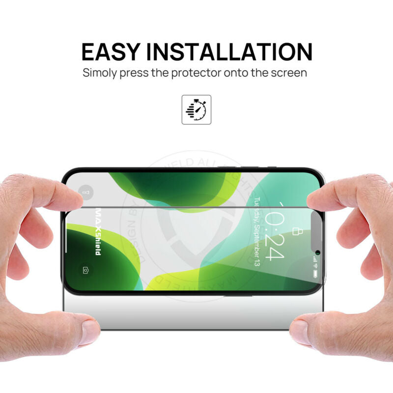 2x Anti-Spy Privacy Screen Protector For iPhone 13 Pro Max Mini Full Tempered Glass