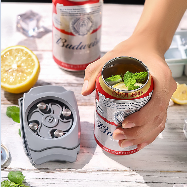 Beer Can Opener Topless Bottle Drink Opened Cola Juice Party Tool Kitchen Jar