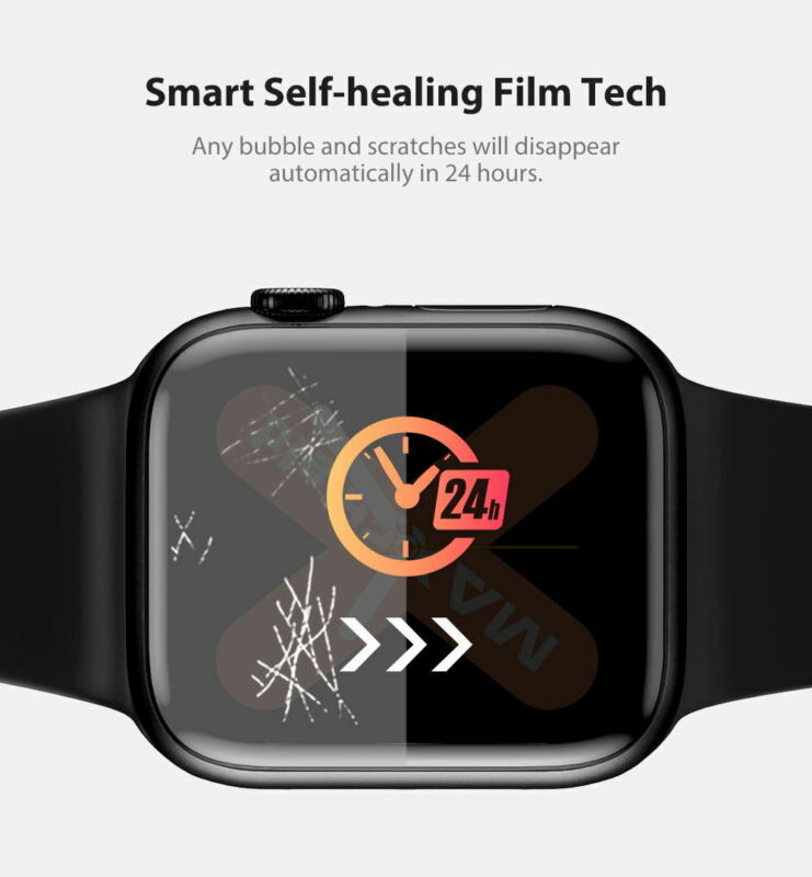Screen Protector for Apple Watch Series 7th 41 45mm 2021 Soft TPU Flim iWatch