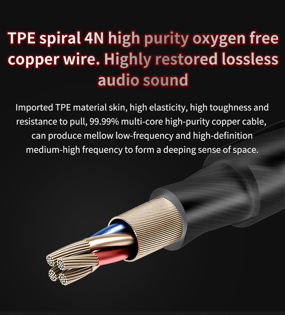 QKZ Super Bass Stereo Headset Headphone Sound Isolating Earbuds Earphones Wt Mic-Blue