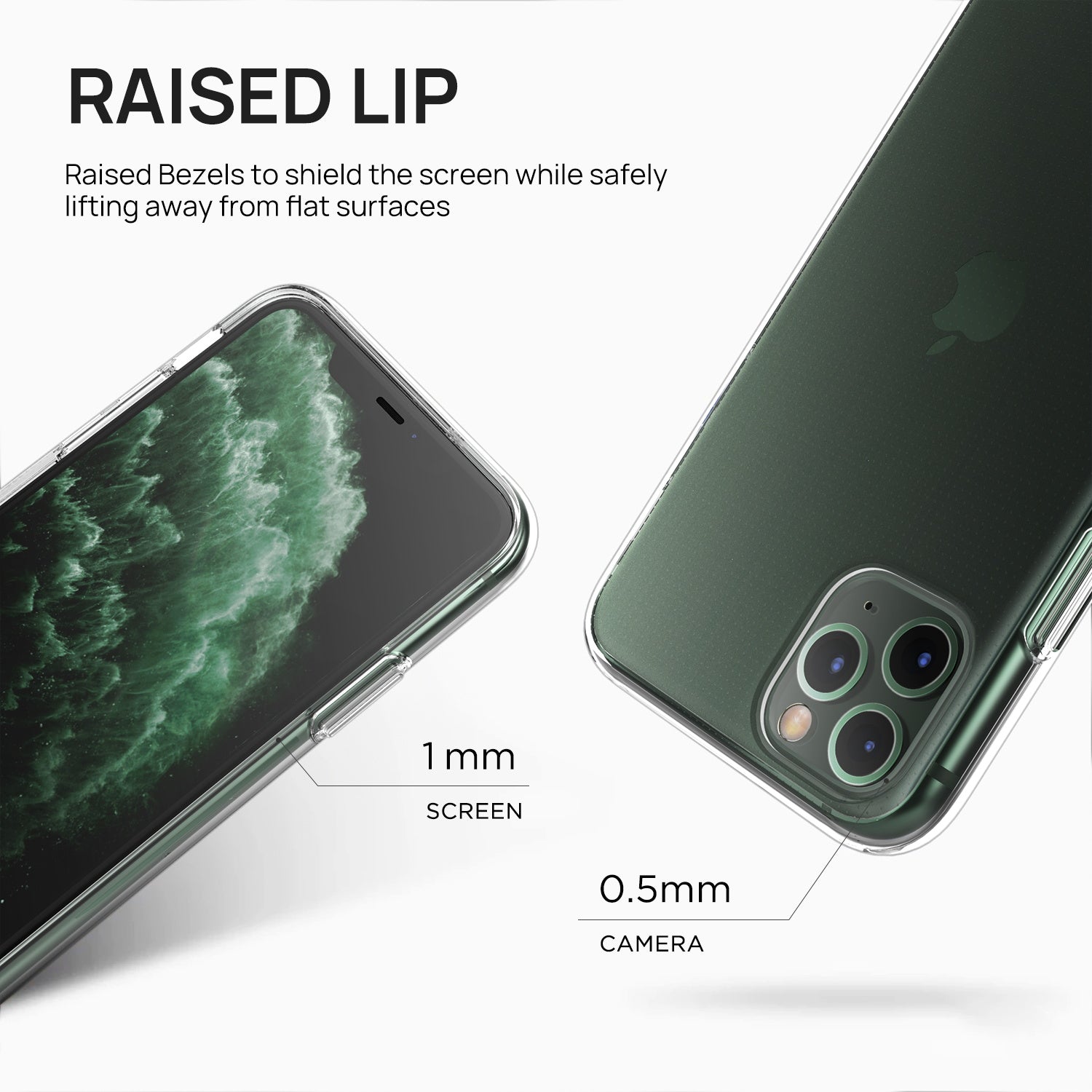 iPhone 11 Pro Case MAXSHIELD Premium Soft Crystal Clear Cover for Apple