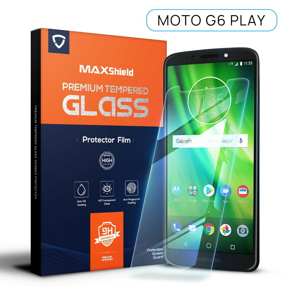 2X Motorola Moto G6 Play Tempered Glass Screen Protector