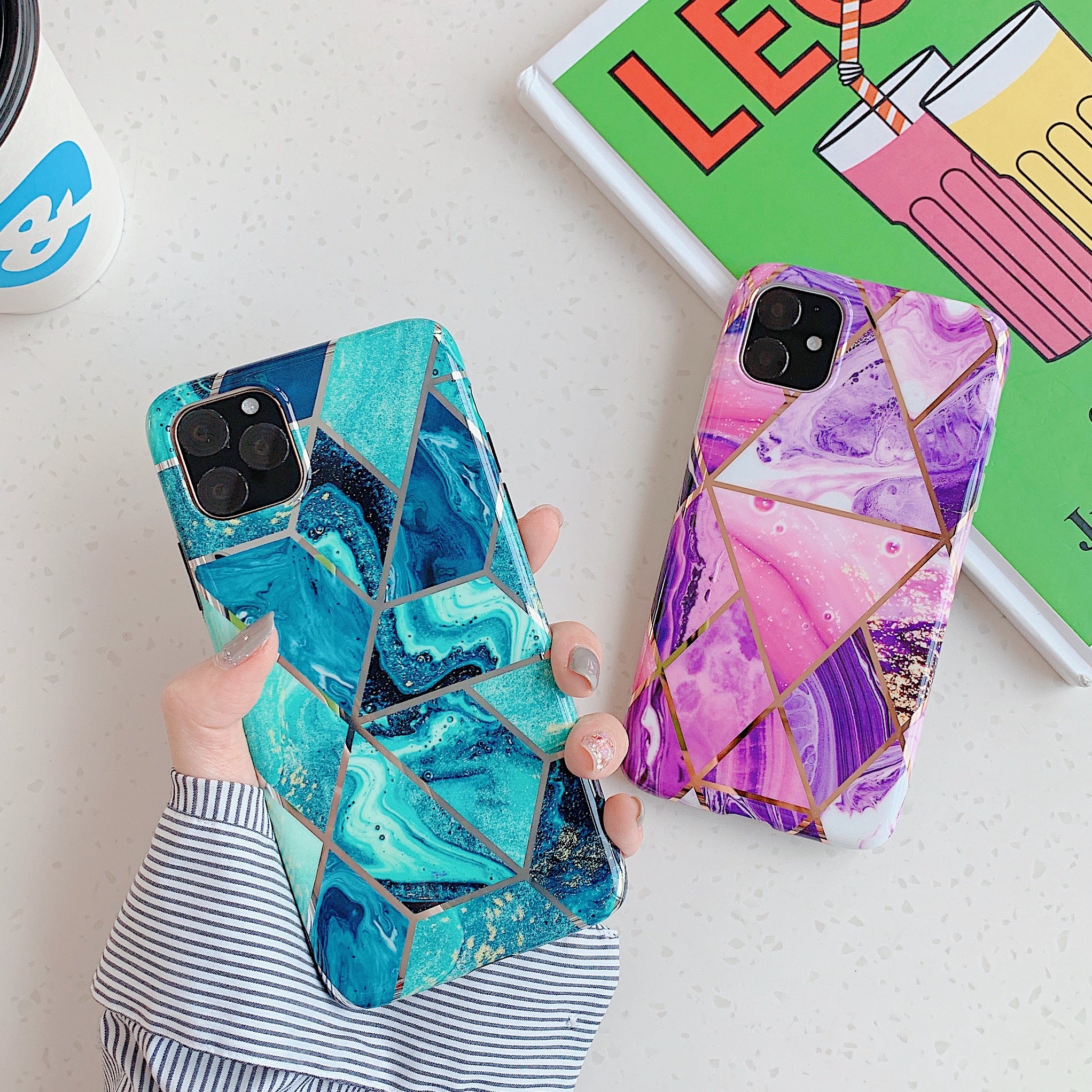 iPhone XI 11 Case Soft TPU Case Marble Shockproof Silicone Gel Cover