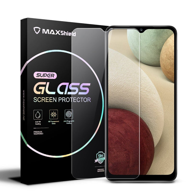 MAXSHIELD Tempered Glass Screen Protector For Galaxy A12