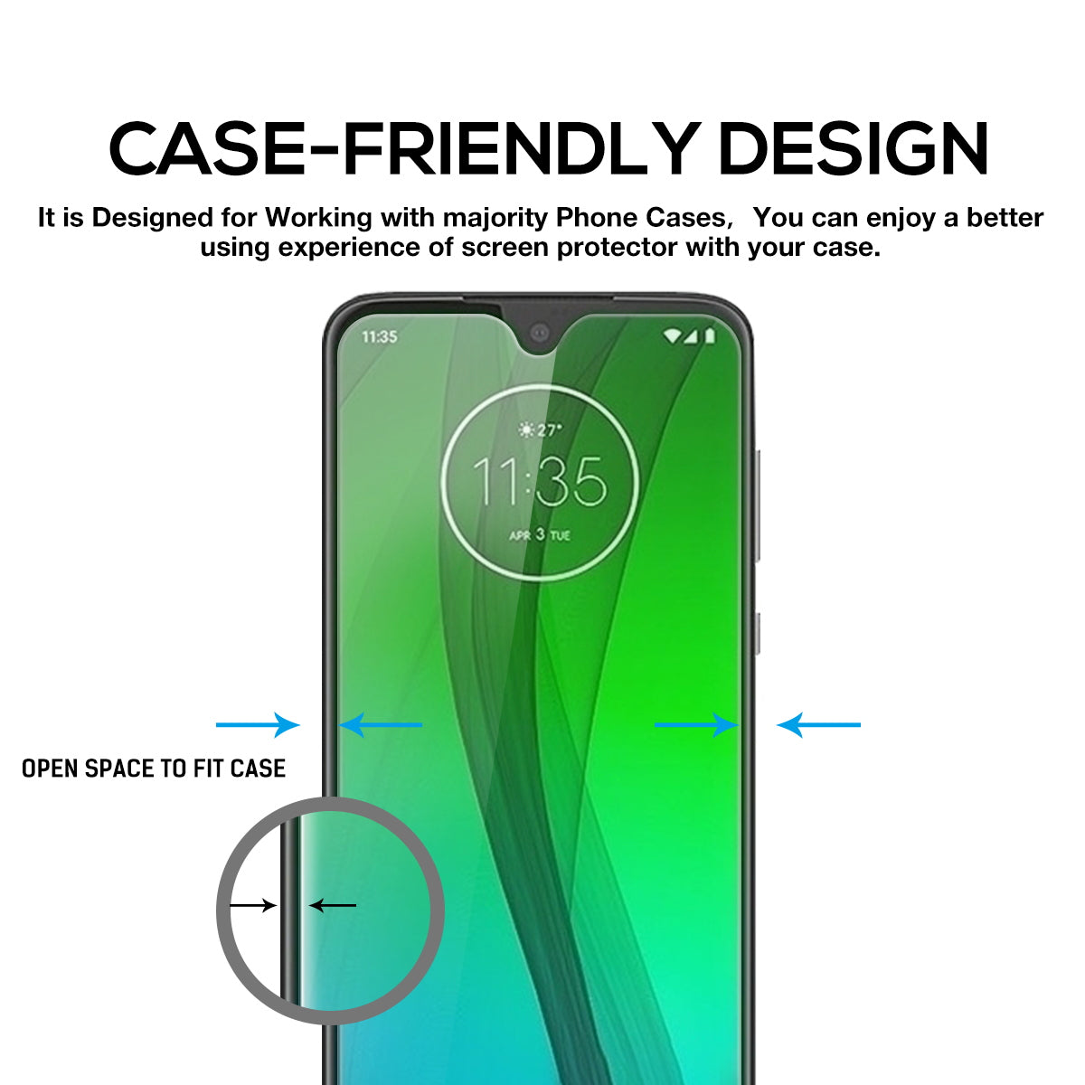 2X Motorola Moto G6 Play Tempered Glass Screen Protector