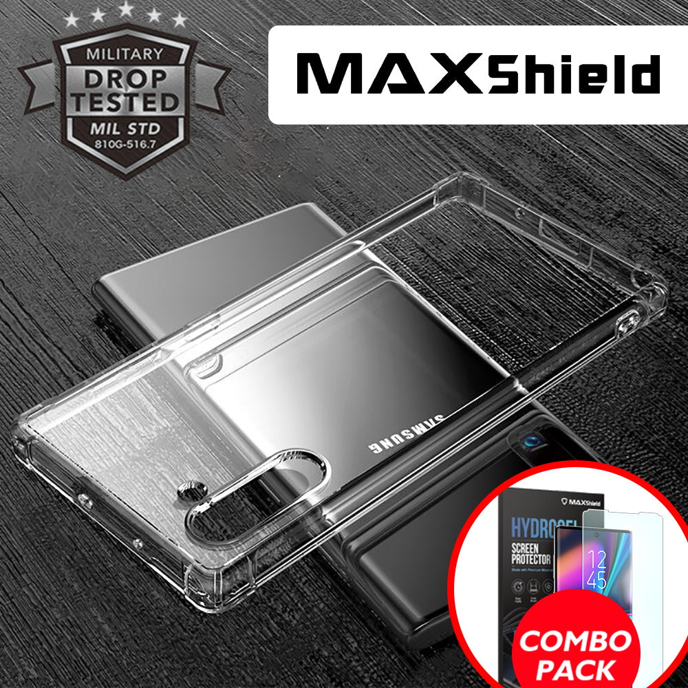 Samsung Galaxy Note 10 Case Clear Heavy Duty Shockproof Slim Cover