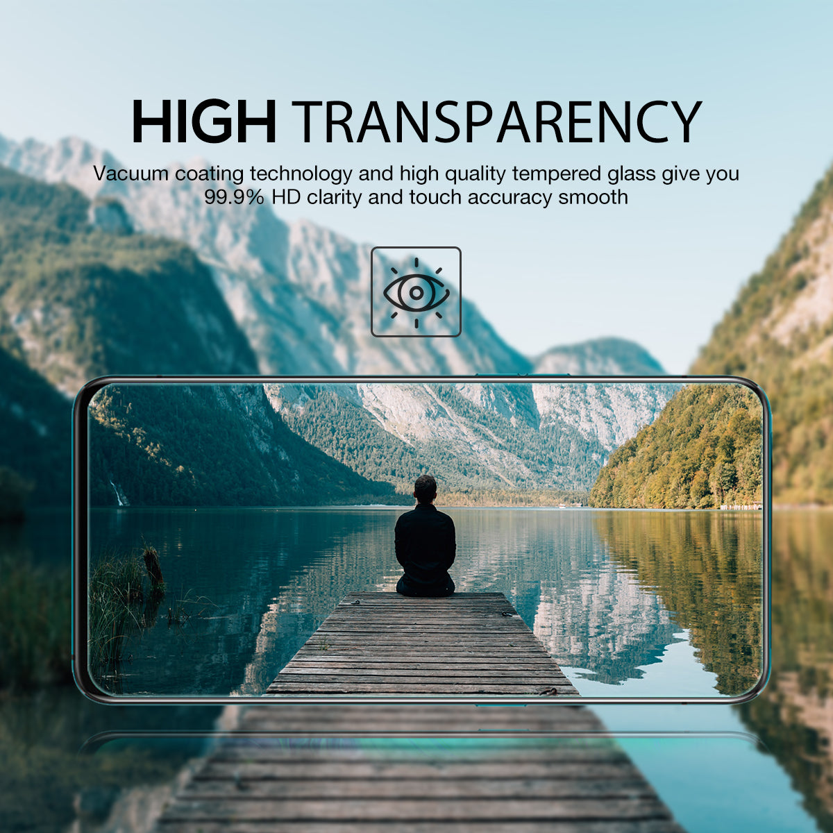 MAXSHIELD OPPO Reno 10X Zoom Full Adhesion Tempered Glass Screen Protector