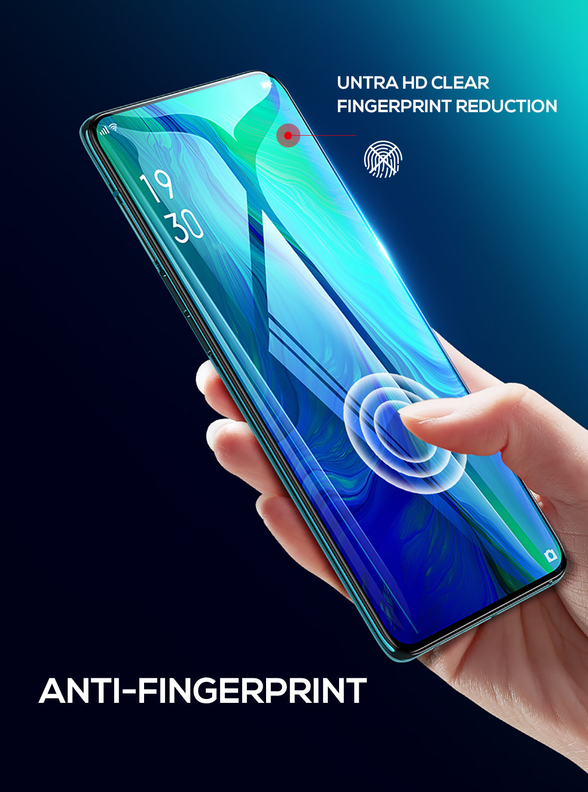 MAXSHIELD OPPO Reno 5G Full Coverage Tempered Glass Screen Protector