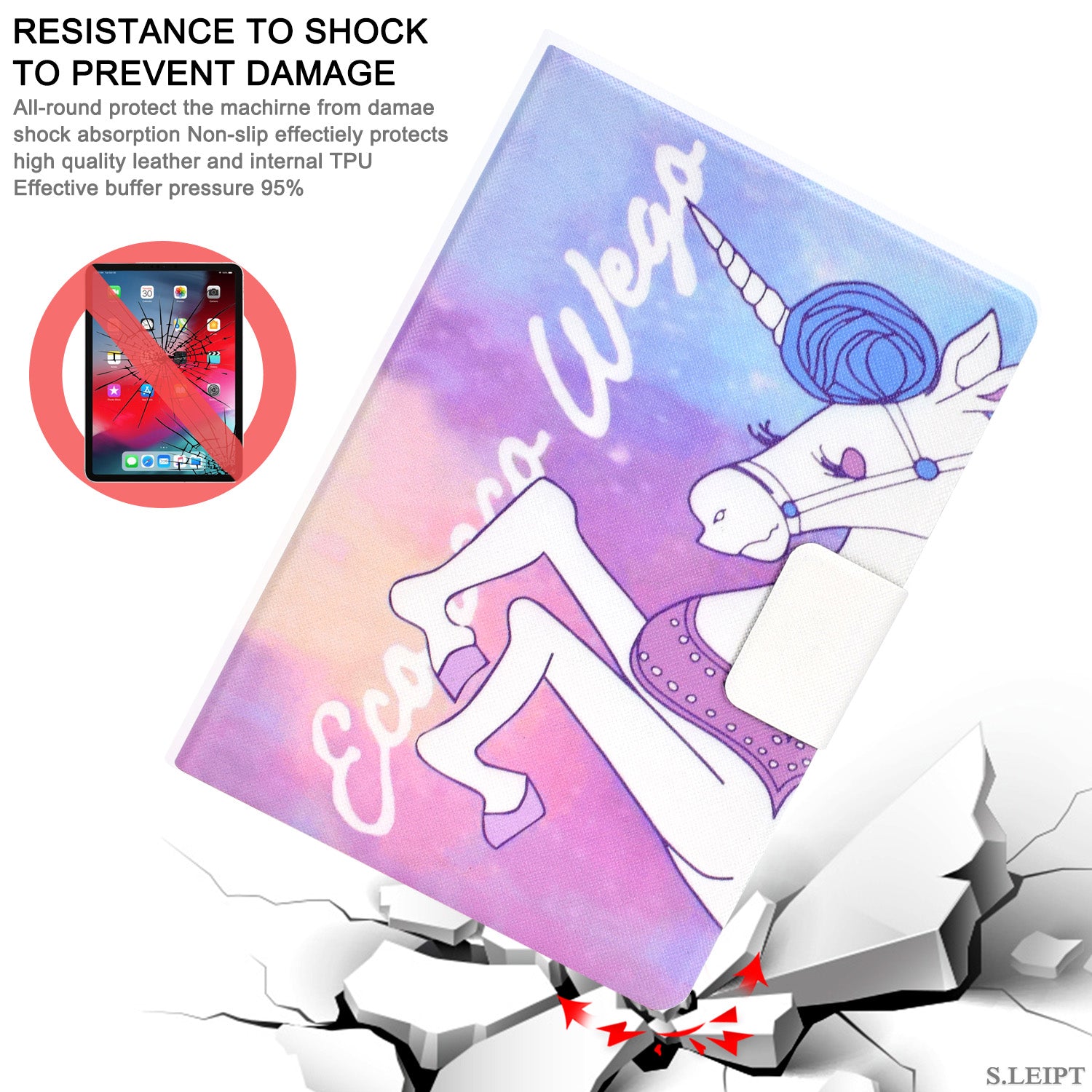 Leather Case For All-New Kindle 2019 10th Gen 6" Card Slot Magnetic Stand Cover