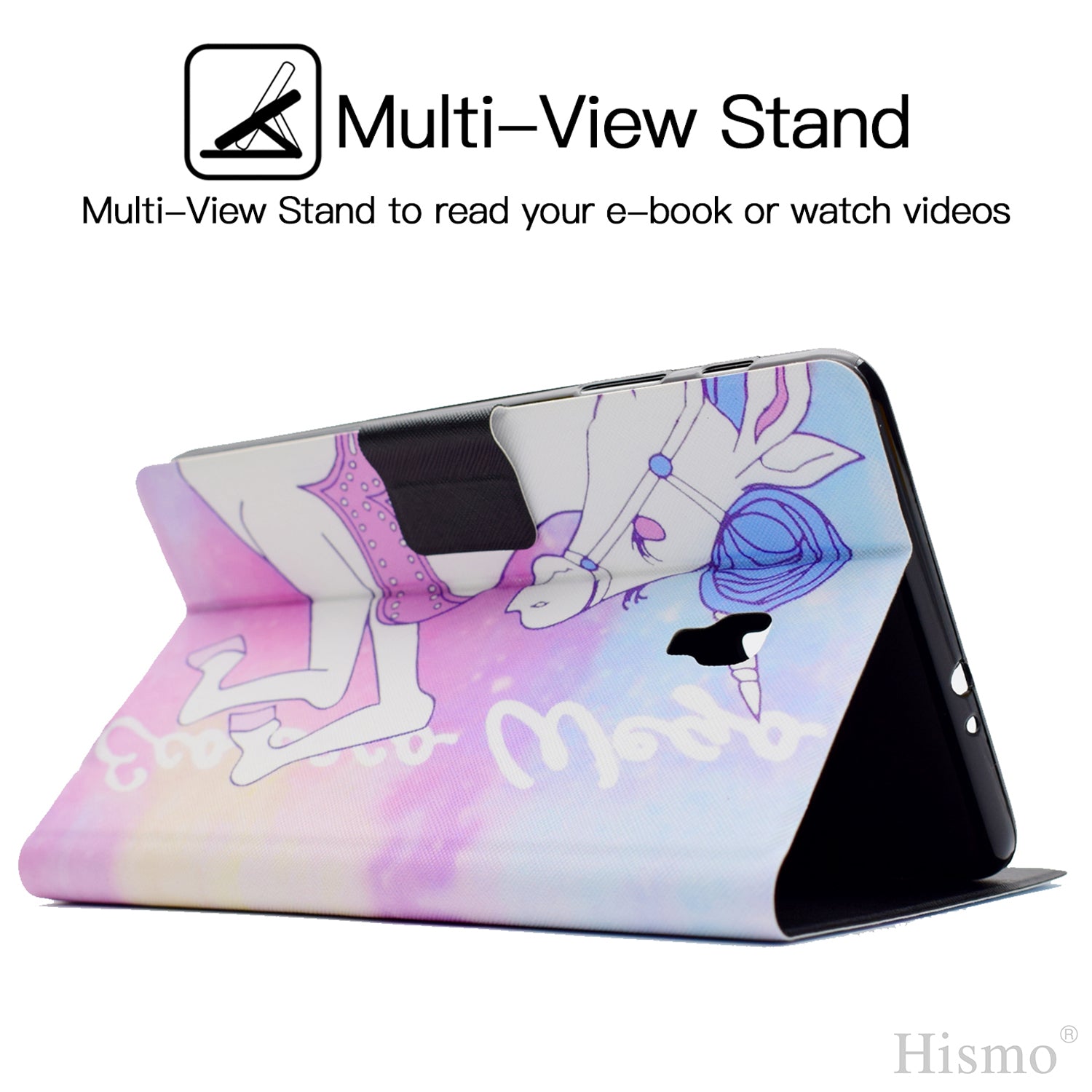 For Samsung Tab A 10.1" 2019 SM-T510 T515 Tablet Case Smart Magnet Leather Cover-19 Patterns