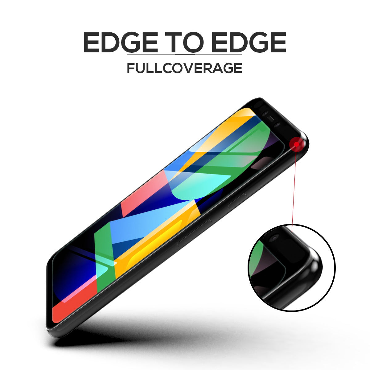 Google Pixel 4 XL MAXSHIELD Full Cover Premium Tempered Glass Screen Protector