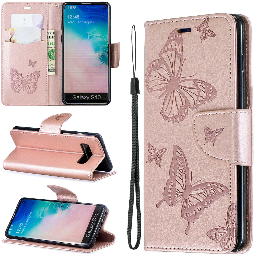 For Samsung Galaxy Note 10 Plus Phone Case Leather Wallet Cover