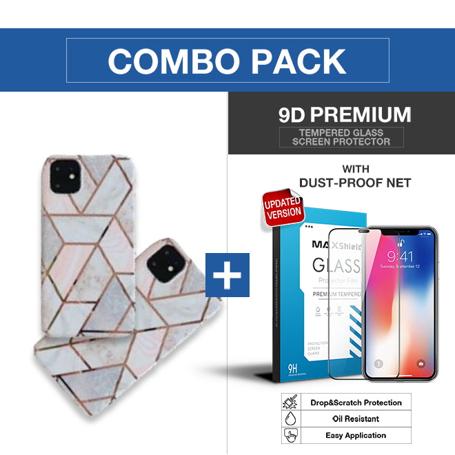 iPhone XI 11 Pro Max Case Soft TPU Case Marble Shockproof Silicone Gel Cover