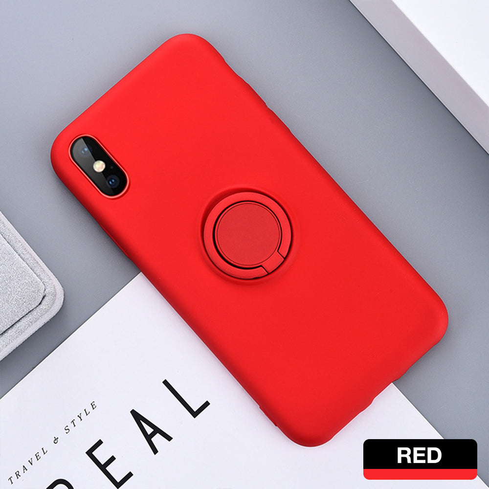 iPhone 7 Thin Soft Silicone Ring Holder Case Cover