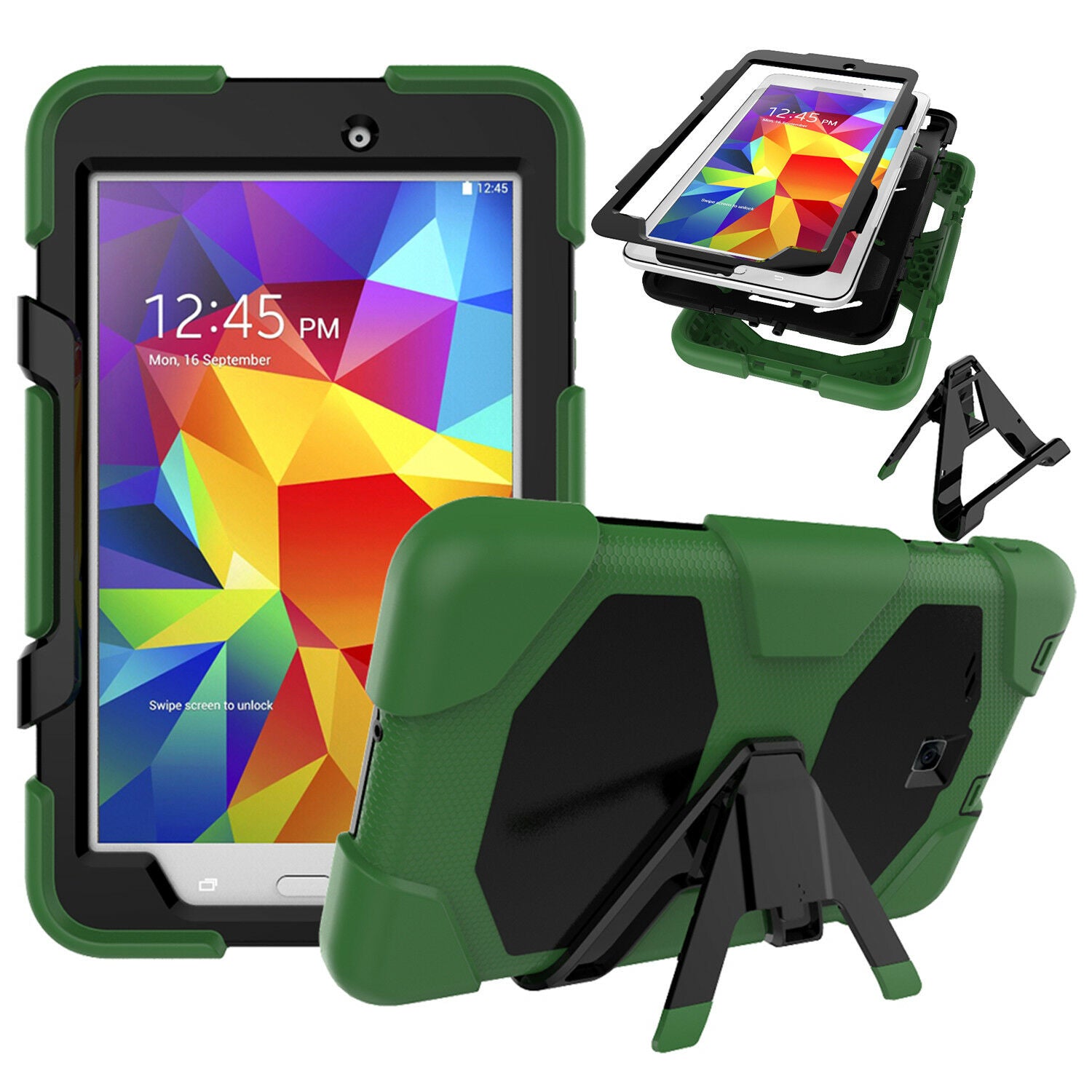 Heavy Duty Shock Proof Case Cover Samsung Galaxy iPad Pro 12.9''