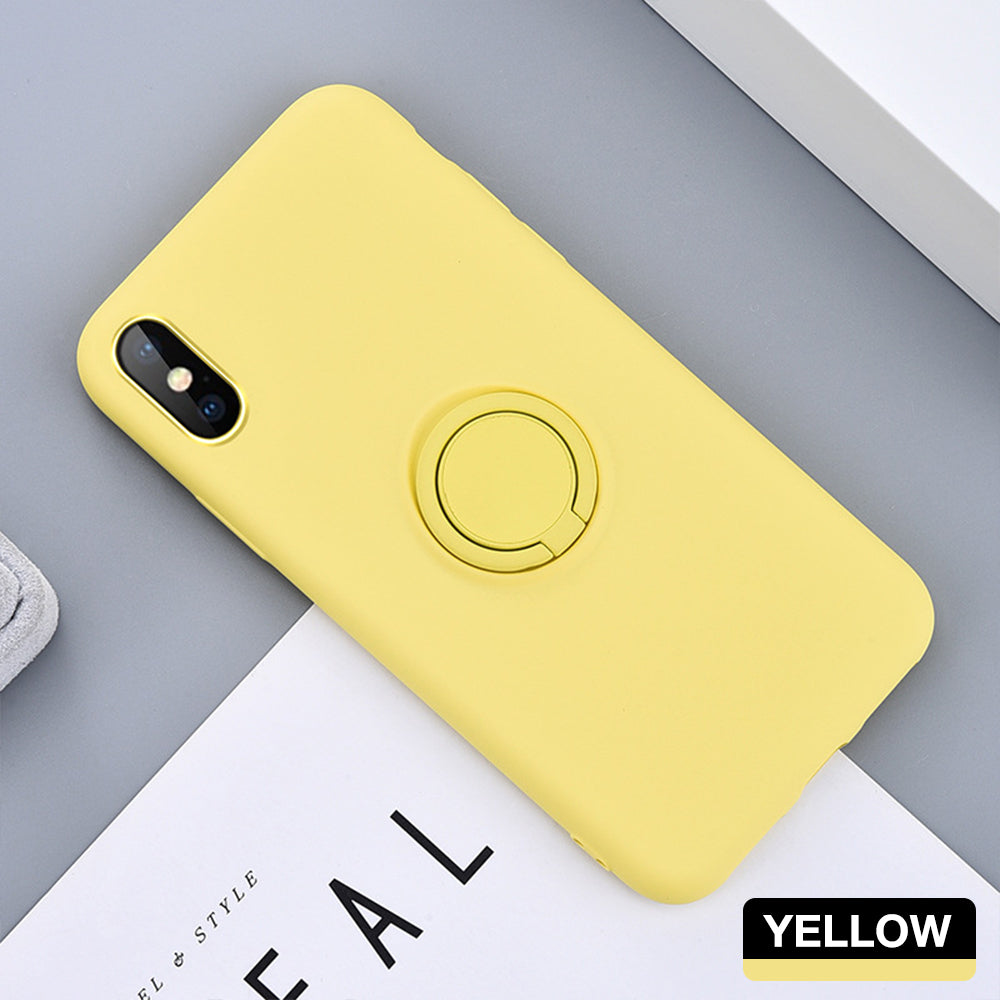 iPhone 7 Plus Thin Soft Silicone Ring Holder Case Cover