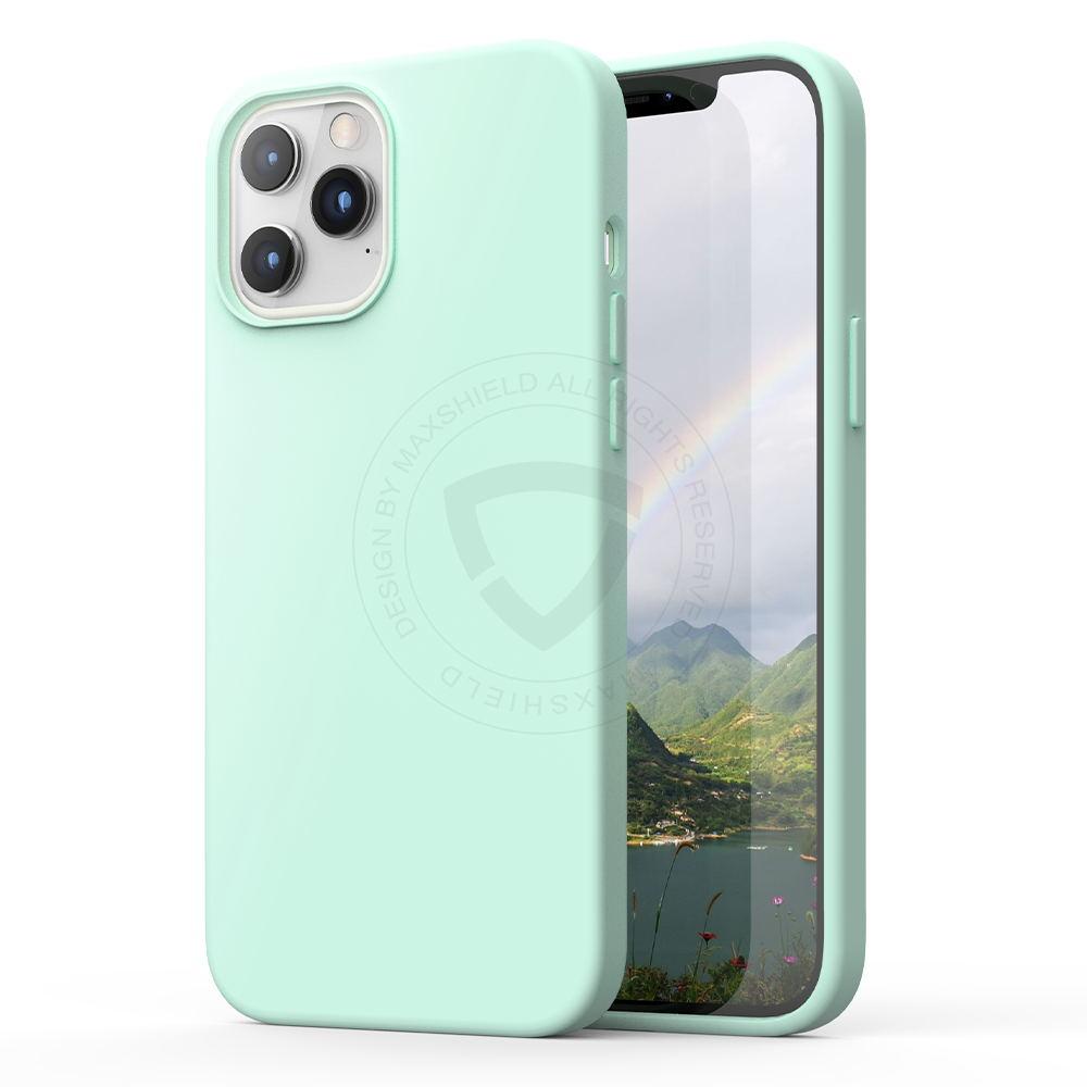 iPhone 12 Pro Max 6.7" Case MAXSHIELD Soft Liquid Silicone Shockproof Cover