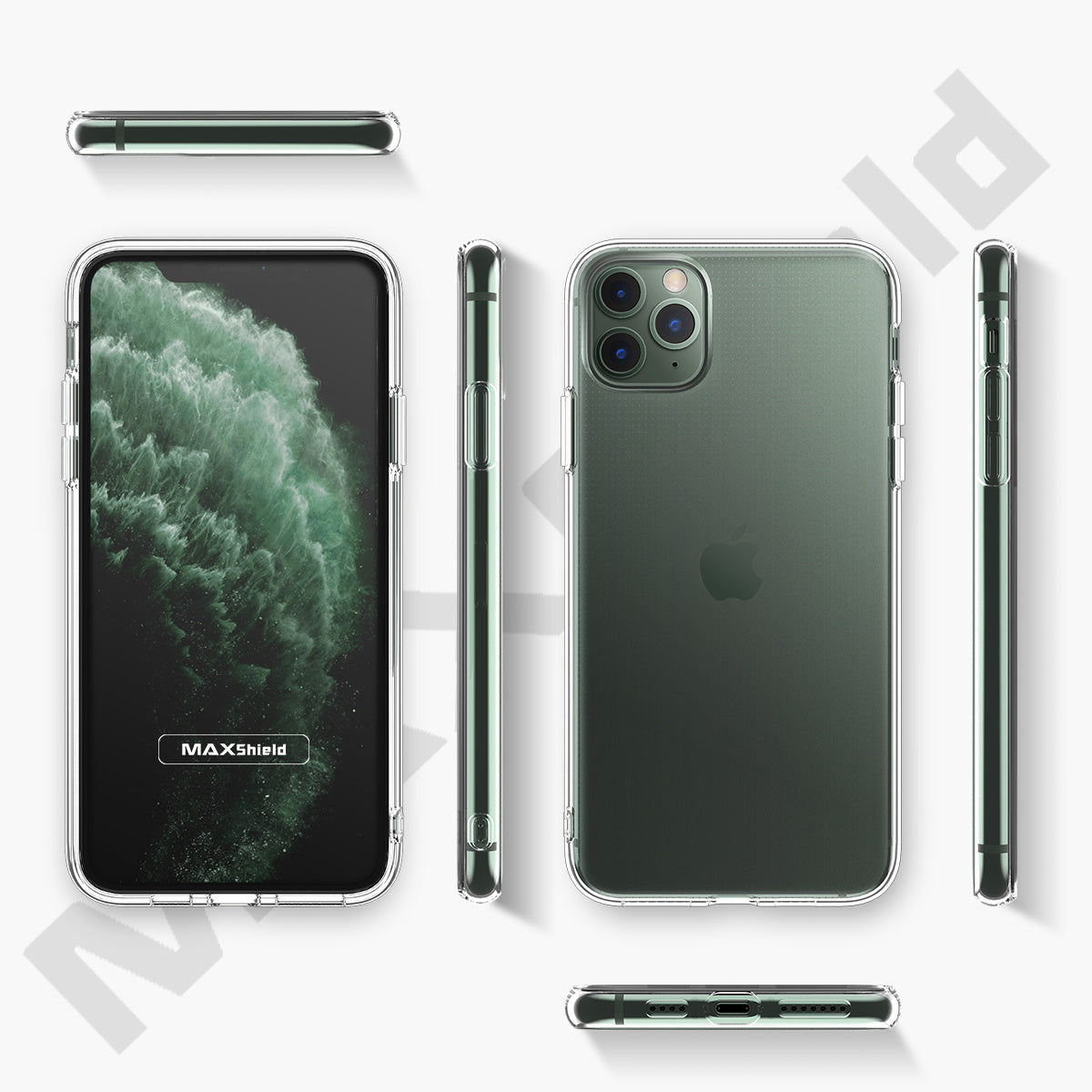 iPhone 11 Case MAXSHIELD Premium Soft Crystal Clear Cover for Apple
