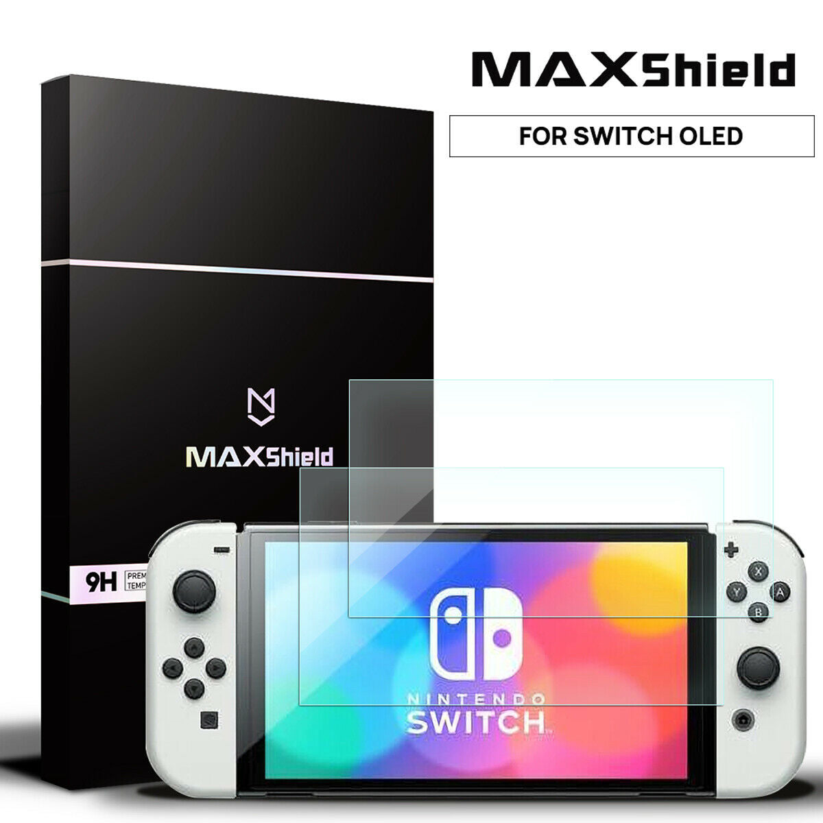 2x For Nintendo Switch OLED Model Lite Console Tempered Glass Screen Protector
